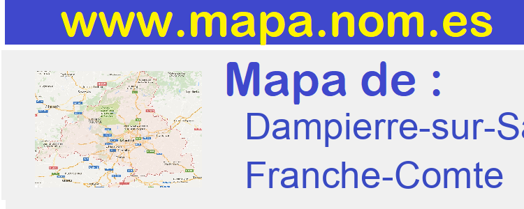 mapa de  Dampierre-sur-Salon