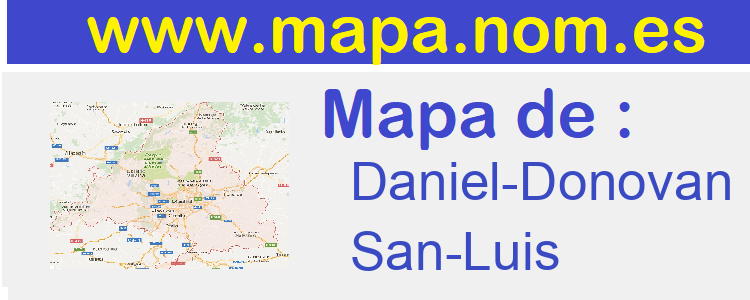 mapa de  Daniel-Donovan