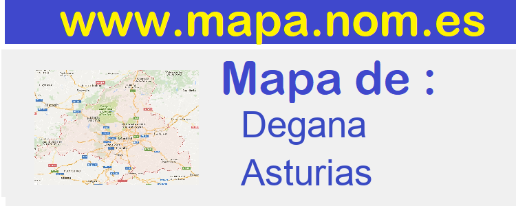mapa de  Degana