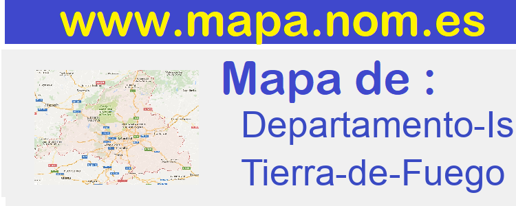 mapa de  Departamento-Isla-los-Estados