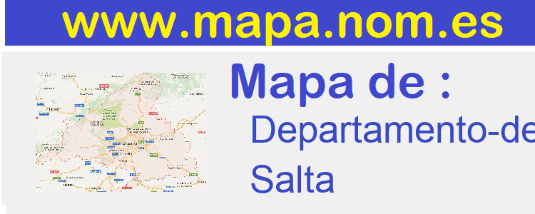 mapa de  Departamento-de-Rosario-de-la-Frontera