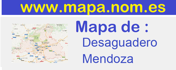 mapa de  Desaguadero