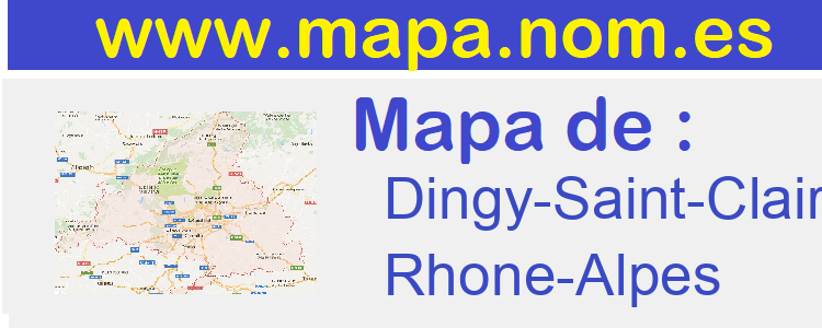 mapa de  Dingy-Saint-Clair