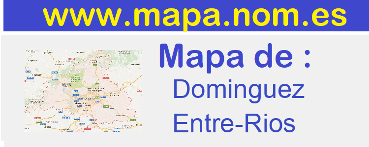 mapa de  Dominguez