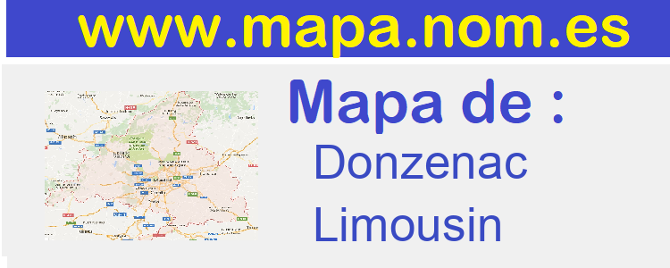 mapa de  Donzenac