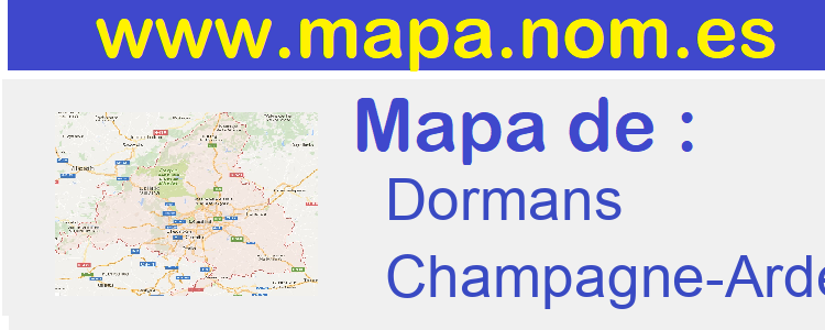 mapa de  Dormans