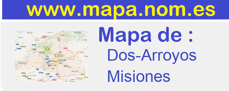 mapa de  Dos-Arroyos