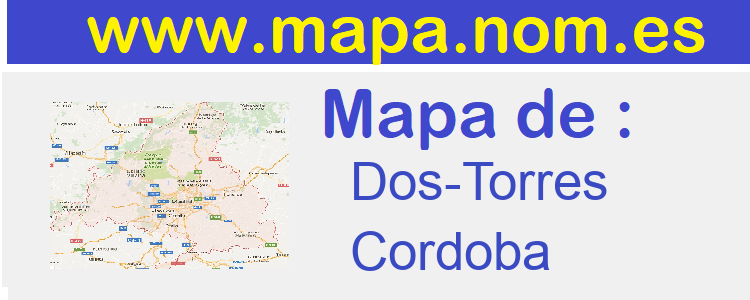mapa de  Dos-Torres