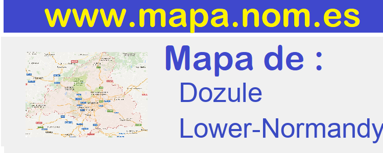 mapa de  Dozule