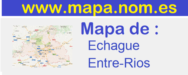 mapa de  Echague