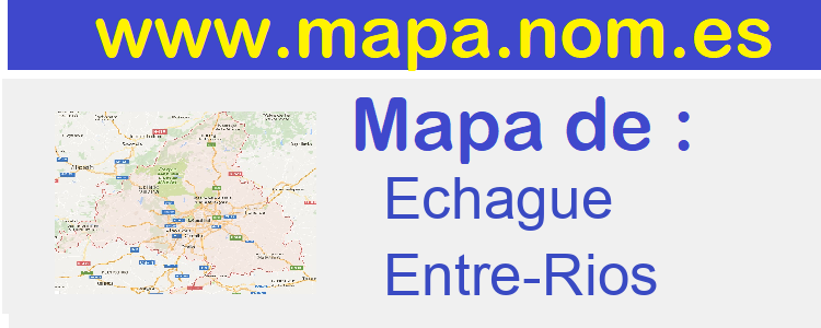 mapa de  Echague