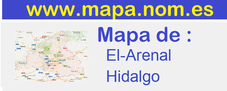 mapa de  El-Arenal