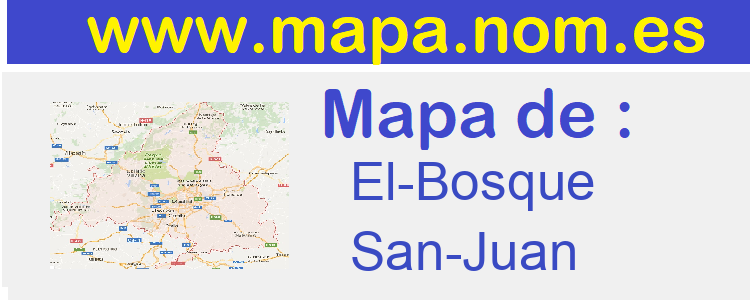 mapa de  El-Bosque