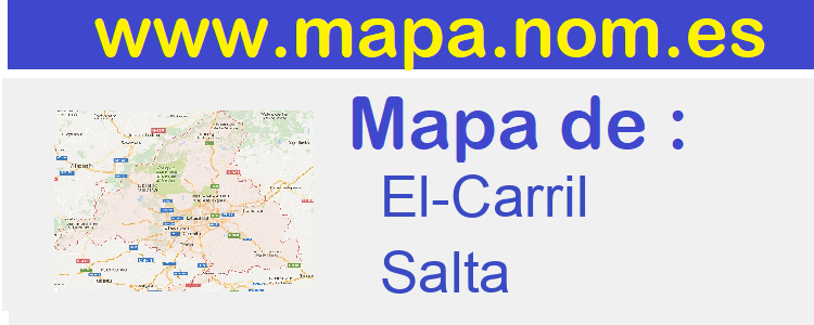 mapa de  El-Carril