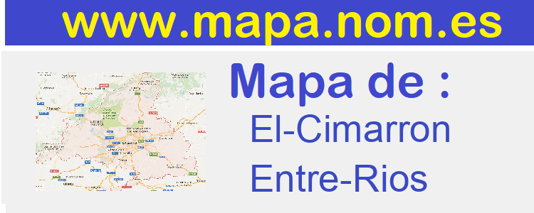 mapa de  El-Cimarron