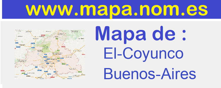 mapa de  El-Coyunco