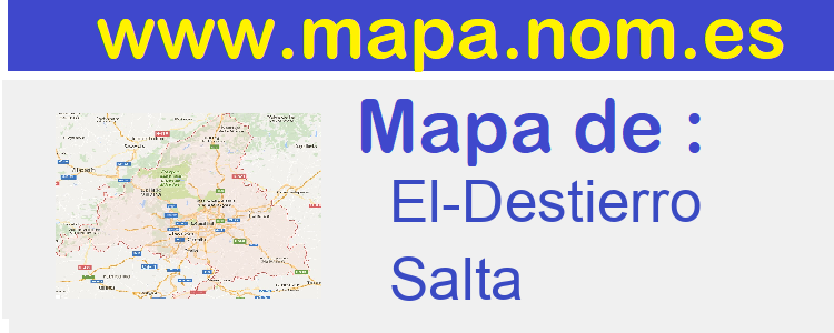 mapa de  El-Destierro