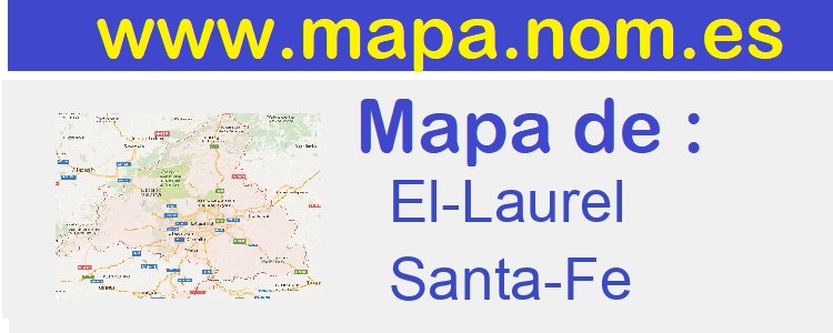 mapa de  El-Laurel
