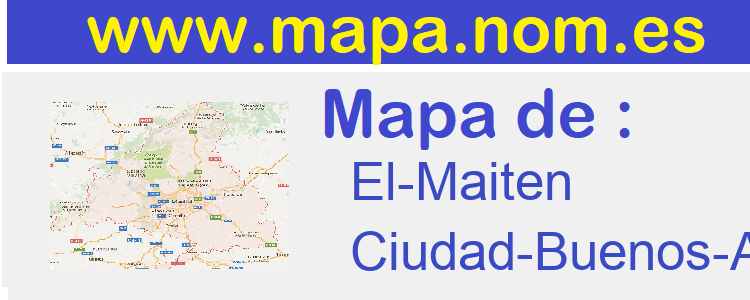 mapa de  El-Maiten