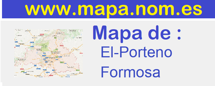 mapa de  El-Porteno
