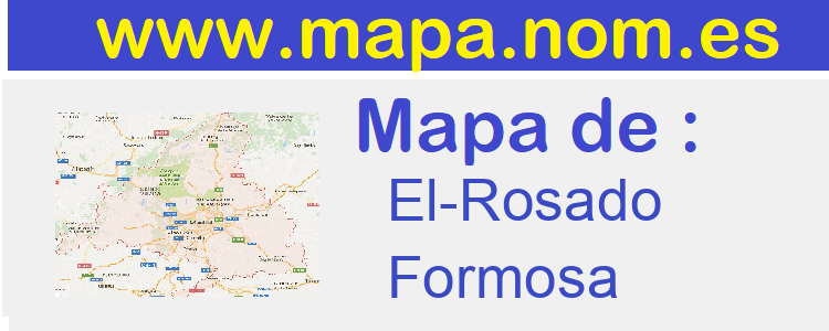 mapa de  El-Rosado