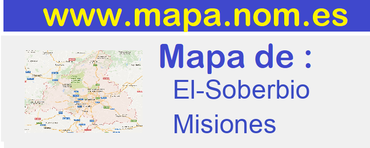 mapa de  El-Soberbio
