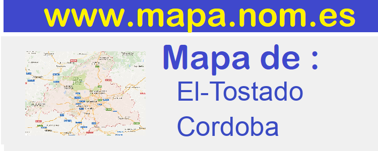 mapa de  El-Tostado