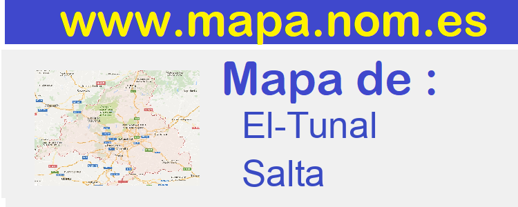 mapa de  El-Tunal