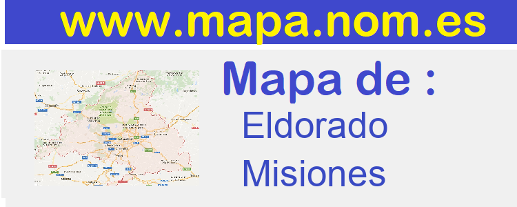 mapa de  Eldorado