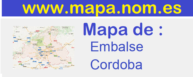 mapa de  Embalse