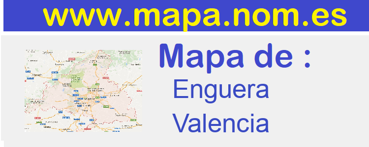 mapa de  Enguera