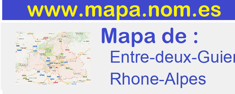 mapa de  Entre-deux-Guiers