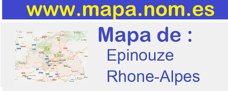 mapa de  Epinouze