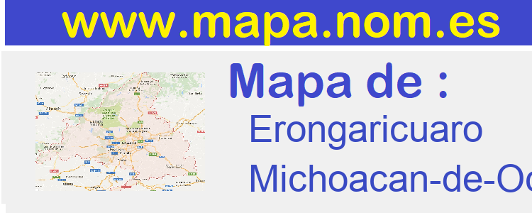 mapa de  Erongaricuaro