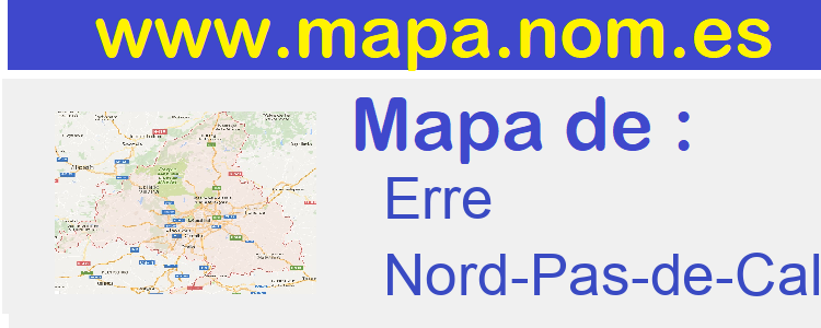 mapa de  Erre
