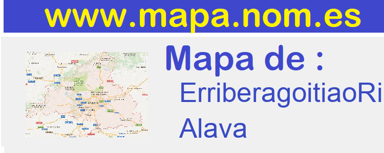 mapa de  ErriberagoitiaoRibera-Alta