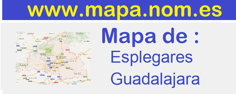 mapa de  Esplegares