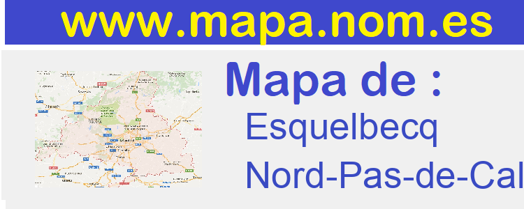 mapa de  Esquelbecq
