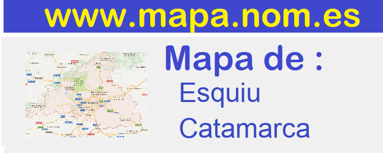 mapa de  Esquiu