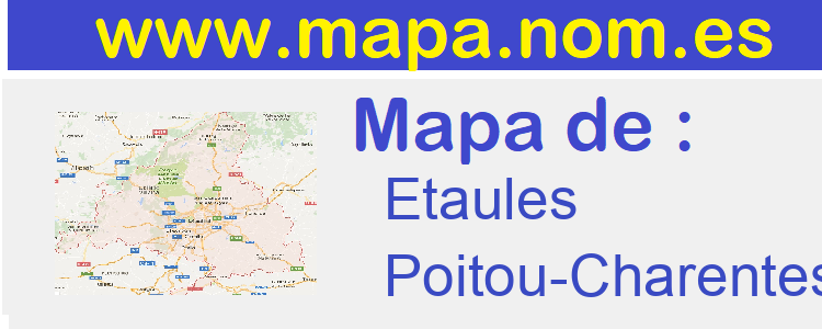 mapa de  Etaules