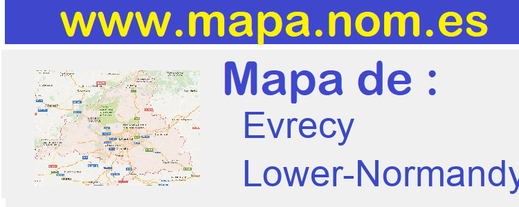 mapa de  Evrecy