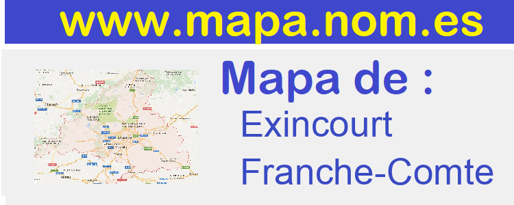 mapa de  Exincourt