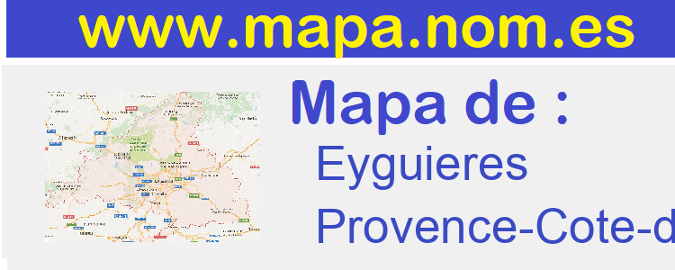 mapa de  Eyguieres