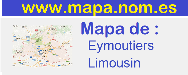 mapa de  Eymoutiers