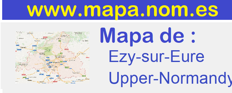 mapa de  Ezy-sur-Eure