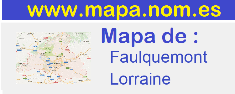 mapa de  Faulquemont