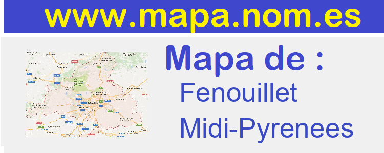 mapa de  Fenouillet