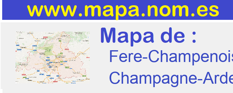 mapa de  Fere-Champenoise