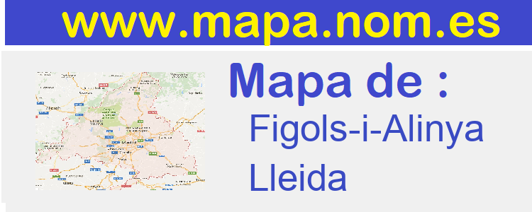 mapa de  Figols-i-Alinya