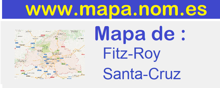 mapa de  Fitz-Roy